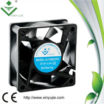 Mini ventilador 6025 60mm 60X 60X60X25mm da CC da velocidade alta super